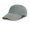 RC050X Result Printers/Embroiderers Cap Heather Grey colour image